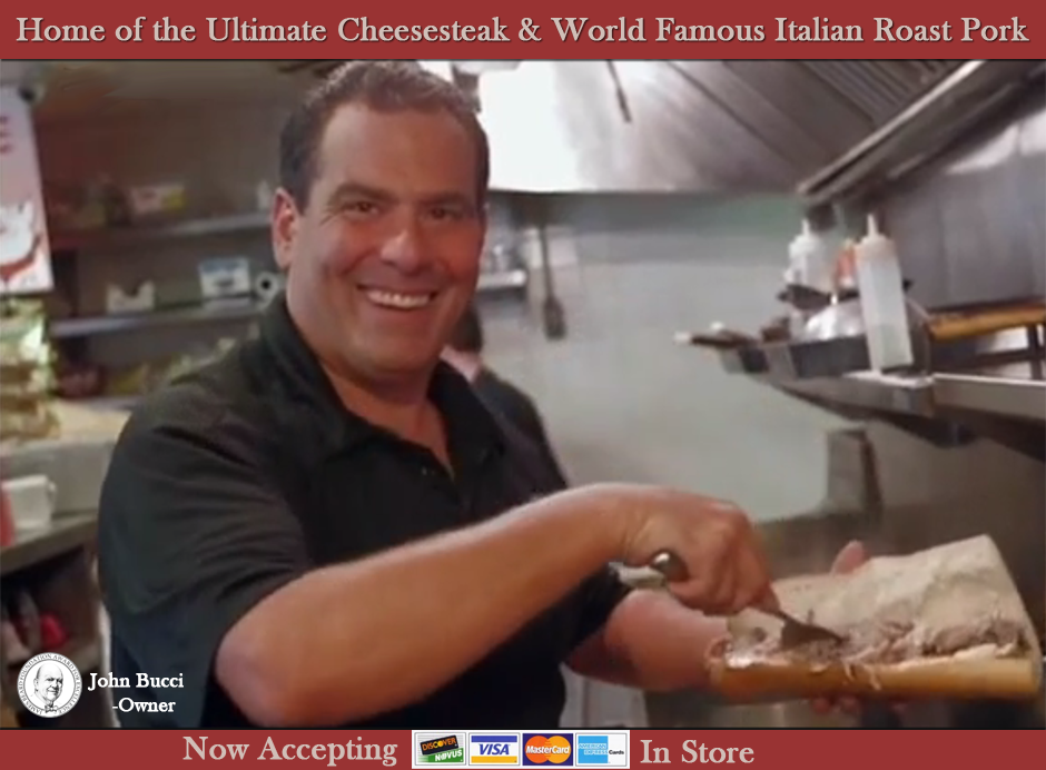 John's Roast Port Home of The Ultimate Philly Cheesesteak and World Famous Italian Roast Pork.